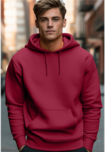 Sweat à capuche décontracté pour homme 450 GSM Premium, style streetwear, impression de logo personnalisé, pull d'hiver numérique, étiquette de col personnalisée, ODM - Product Image 2
