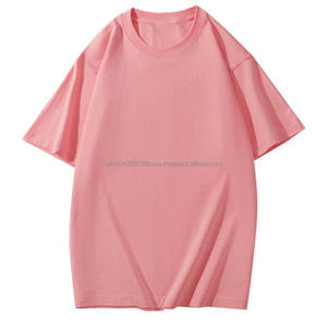 OEM custom logo embroidery printed design 210g pure cotton short-sleeved loose drop shoulder combed pure cotton <b>t</b> <b>shirt</b> - Product Image 5