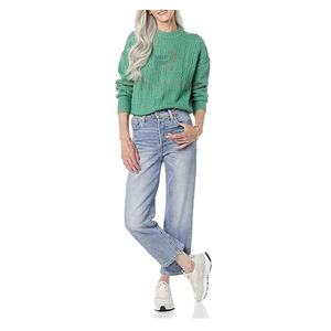 Vente en gros de vêtements pour femmes pull 100% coton pull pour femmes pull pour femmes pull pour dames pull en tricot respirant de haute qualité - Product Image 4