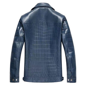 Veste en cuir de crocodile élégante pour homme, qualité supérieure, durable, confortable, manteau d'hiver tendance - Product Image 3