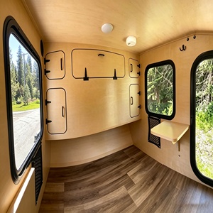 Mini <span class=keywords><strong>caravane</strong></span> tout-terrain légère, directement de l'usine, pour le camping, les voyages routiers et les aventures en plein air - Product Image 6