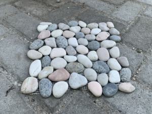 Mosaïque pleine de galets de pierre - Product Image 2