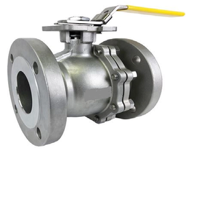 Válvula de bola de agua de alta temperatura SS316 CF8M de 4 pulgadas, de 2 piezas, de paso completo, con extremo de brida, de servicio pesado, con sellado OEM EPDM PTFE - Product Image 3