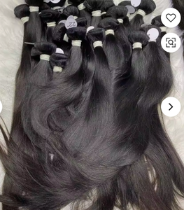 Cheveux humains vierges longs et raides, noir naturel, trame Remy, double épaisseur, densité 100%, cheveux en vrac, taille personnalisable - Product Image 5