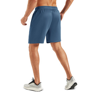 Shorts de course athlétiques respirants pour hommes avec tissu à séchage rapide, légers, pour l'entraînement en salle de sport, taille élastique, shorts de sport et de fitness - Product Image 3