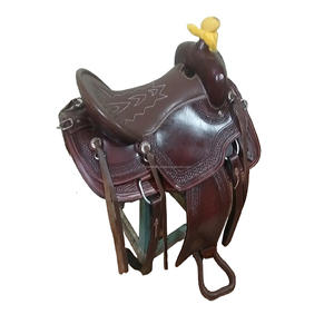 Sillín de equitación de estilo occidental, sillín de equitación de carreras de doma occidental, sillín de caballo de equitación occidental con juego a juego - Product Image 1