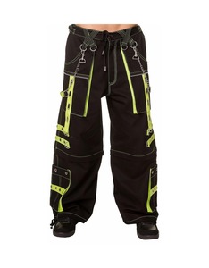 Pantalon Harem Style Punk pour Hommes Noir Rouge Multiples Poches Fermeture à Cordon Élastique 100% Coton Vêtement d'été Haute Qualité - Product Image 5