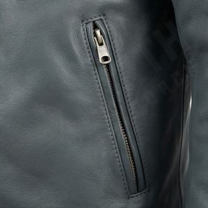 Veste en cuir de vache véritable pour homme, style Cafe Racer, coupe ajustée, hiver, fabricant et fournisseur OEM ODM en gros - Product Image 5