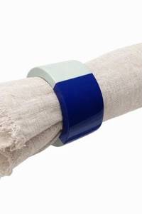 Wholesale Custom Eco-Friendly Resin Contemporary Geometric Napkin Rings Manufacturer for <b>Wedding</b> <b>Table</b> Decor Restaurants - Product Image 3