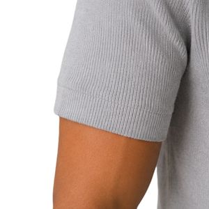 Polo zippé gris clair pour homme, imprimé coloré sur la poitrine, manches courtes, haut décontracté de luxe pour l'été, mélange de coton, design personnalisé, golf - Product Image 5