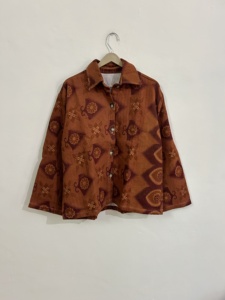 Chaqueta Kantha Hecha a Mano, Estilo Vintage Boho, Chaqueta Hippie - Product Image 3