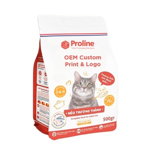 กระเป๋าไมลาร์มีฐานแบนสำหรับวางจำหน่ายในเวียดนามบรรจุภัณฑ์อาหารสุนัขแมว - Product Image 1