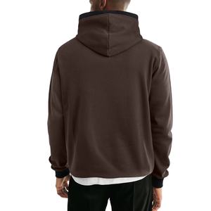 Sweat à capuche oversize pour homme, 100% coton, poids lourd, qualité supérieure, avec poche, écologique, streetwear, hiver - Product Image 2