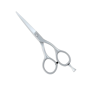Right-Handed <b>Barber</b> Scissors Sharp Stainless Steel Curved <b>Blade</b> Hair Cutting Shears Professional Salon Frictionless Cushion Bump - Product Image 3