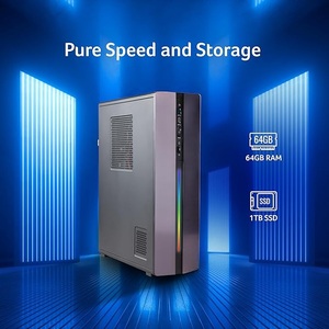 Station de travail XC-1760 Processeur Core I5 12400 (Windows 11 Home/ 8 Go/ 512 Go SSD/Intel UHD Graphics) Noir En stock - Product Image 2