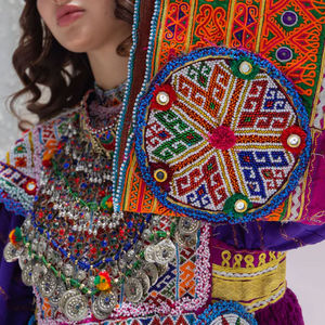 Vestido Afgano Kuchi Original de Alta Calidad en Oferta, con Precio Bajo, Talla Personalizada, Tela de Terciopelo, Venta al Por Mayor - Product Image 6