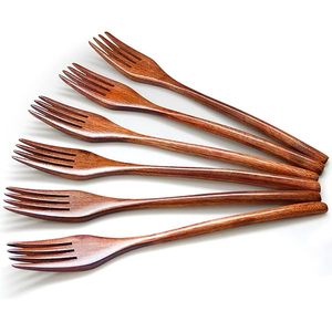 Cuchara de madera para ensalada, tenedor ligero para comer, utensilios de cocina, tenedor para servir ensalada, superventas - Product Image 1