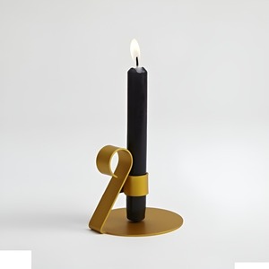 Elegant Stainless Steel Candlestick Home Decoration Handmade Candle Holder Golden Finish Decor Miniature Home Decor Art Gifts - Product Image 3