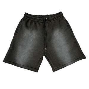 Shorts con lavado ácido a la moda, con material suave, efecto desgastado clásico y corte holgado, que brindan un look urbano fresco y sin esfuerzo. - Product Image 6