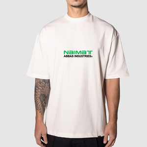 เสื้อยืดคอตตอนแท้ คอกลมเล็ก ทรงใหญ่ หนานุ่ม สไตล์ฮิปฮอป ทรงบ็อกซี่  ไซส์ใหญ่พิเศษ  เสื้อยืดครอปผู้ชาย - Product Image 1