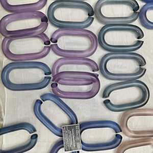 Chaînes en résine transparente colorées de grande taille pour la décoration murale, bricolage, séparateur de pièce et rideau - Product Image 6