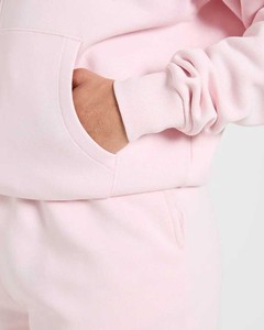 Low MOQ Wholesale Custom Women's Casual Two Piece Full Zip Hooded Tracksuit <b>Set</b> Comfortable Sweatsuit For Jogging At Low Price - Product Image 6