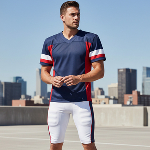 Uniforme de Fútbol Americano Personalizado Premium, Transpirable, con Tela Resistente a Desgarros, Antibacteriano, para Entrenamiento Masculino - Product Image 5