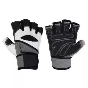 Premium <b>Half</b> Finger Gym Gloves Men Women Non <b>Slip</b> Grip Workout Gloves for Fitness Training Weightlifting - Product Image 2