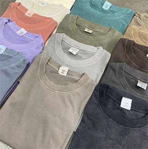เสื้อยืดผู้ชายแบรนด์หรูคุณภาพสูง แฟชั่นแนวสตรีท ลายพิมพ์ดิจิทัล ทรงโอเวอร์ไซส์ ผ้าถักน้ำหนัก 240 กรัม ผ้าฝ้าย 100% - Product Image 5
