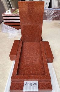 Dalles de granit rouge rubis naturel de qualité supérieure, écologiques, durables, polies, grandes dalles pour les applications de façades de bâtiments, d'aéroports et de villas - Product Image 4