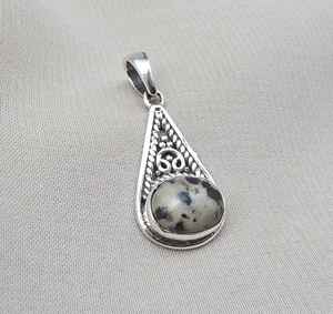 Pendentif Noreena Jasper en argent Sterling 925, bijoux faits à la main pour femmes et hommes, collier unique en pierres précieuses naturelles, cadeau - Product Image 2