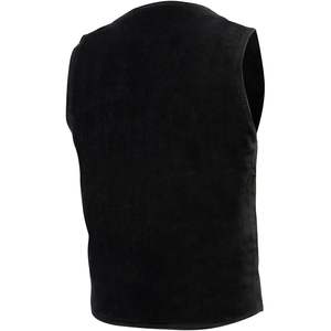 Chaleco Vaquero Clásico de Cuero DM1310 para Hombre, Estilo Motero, Color Negro, Cierre de Botones a Presión, para Motociclismo y Carreras de Autos, 2025 - Product Image 3