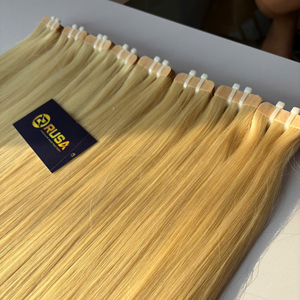 ผมต่อแบบเทป Rusa Vietnamese Virgin Human Hair ชนิด Double Weft Super Double Drawn น้ำหนัก 100 กรัม ปลายผมเต็ม ทุกสี แบบ 1 พันเส้น - Product Image 3