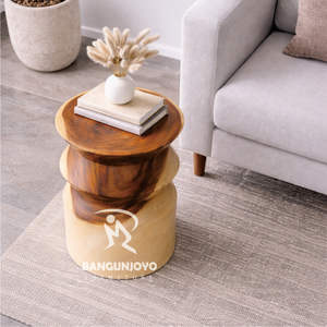 Mesa de Centro Multifuncional Moderna de Lujo, Hecha a Mano, de Madera Sólida Ecológica y Duradera, para el Hogar, Comedor y Sala de Estar - Product Image 2