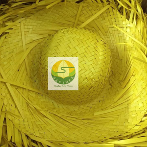 Sombrero de paja de ala ancha en varios colores Sombrero estilo playa - Product Image 2