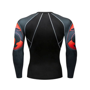 Rashguard pour hommes à coutures renforcées et durables, imprimé, pour entraînement en arts martiaux mixtes, vêtements de sport de qualité professionnelle - Product Image 2