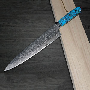 Cuchillo de Cocina Profesional de Acero de Damasco con Diseño Equilibrado para un Fácil Manejo y una Preparación Eficiente de Alimentos - Product Image 5
