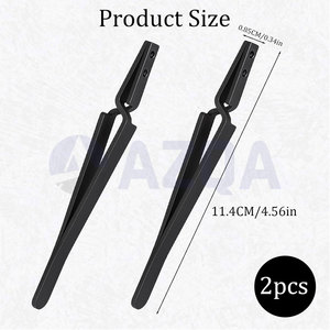 Stainless Steel Body Jewelry Ball Holding Tweezers With Self <b>Retaining</b> Lock For <b>Piercing</b> Removal And Jewelry Changing - Product Image 2