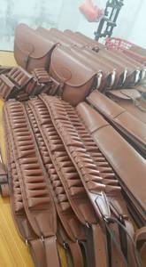 Ceinture de chasse en cuir – Ceinture à munitions robuste pour l'extérieur avec boucles en laiton pour le tir et la chasse (OEM/Personnalisé) - Product Image 5