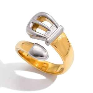 Bague de cocktail ajustable de haute qualité en argent sterling 925 plaqué or 14 carats, design minimaliste, faite à la main pour femmes chrétiennes - Product Image 1