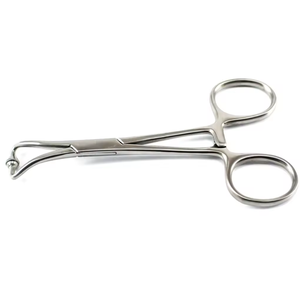 Pinza para toallas Backhaus con articulación de bola y encaje, 14 cm, de acero inoxidable, instrumento quirúrgico, pinza para toallas en venta - Product Image 3