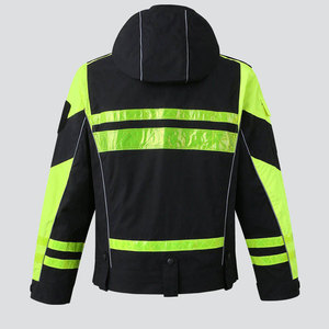 Perfectionists CE Certified <b>High</b> <b>Visibility</b> Breathable Zippered Reflective <b>Softshell</b> Unisex Work <b>Jacket</b> Needle Detection - Product Image 2