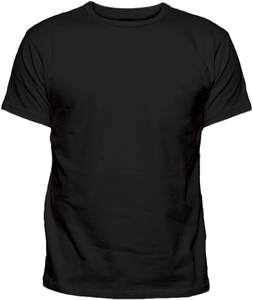 T-shirt pour homme de couleur noire de haute qualité, orienté vers l'exportation - Product Image 3