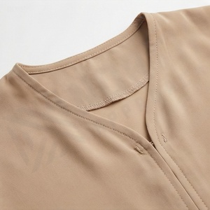 2025 OEM Kimono Outwear Abaya High Stretch Soft Thicker Polyester Fabric Muslim Women V Neck Long Sleeve Party Ramadan Wedding - Product Image 4