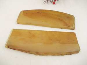 Écailles de corne de mouton naturelles véritables pour manche de couteau, écailles de corne de bélier, matériau brut pour la fabrication de manches de couteaux DIY, matériau brut pour manches de peigne, ébauches. - Product Image 3