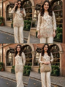 Nueva Colección Exclusiva Especial para Eid, Salwar Kameez de Seda Crepé para Mujer, Estilo Moderno - Product Image 4
