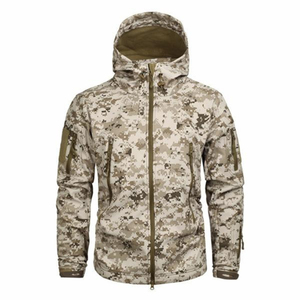 Veste Softshell Imprimée Camouflage Imperméable pour Homme – Idéale Randonnée, Chasse, Coupe-Vent, Respirante – Personnalisable OEM, Vente en Gros - Product Image 2