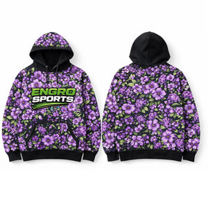 Sudaderas Personalizadas Directas de Fábrica, Sudadera con Sublimación, Sudadera con Diseño Floral, Sudadera Premium de Estilo Urbano, Sudadera con Logotipo Bordado, Nueva - Product Image 5