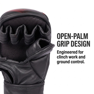 Gants de MMA en gros, gants de sparring avec sangle de poignet réglable, logo personnalisé, gants de compétition MMA, taille personnalisée, équipement sportif - Product Image 3