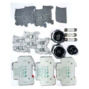 Soladeck 0 contient (3) porte-fusible (3) bornier gris 8mm (1) gris ter - 1623 - Product Image 1